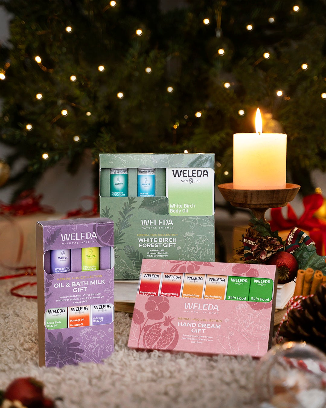 ヴェレダ「HERBAL HUG COLLECTION クリスマスコフレ2025 」 SNS投稿