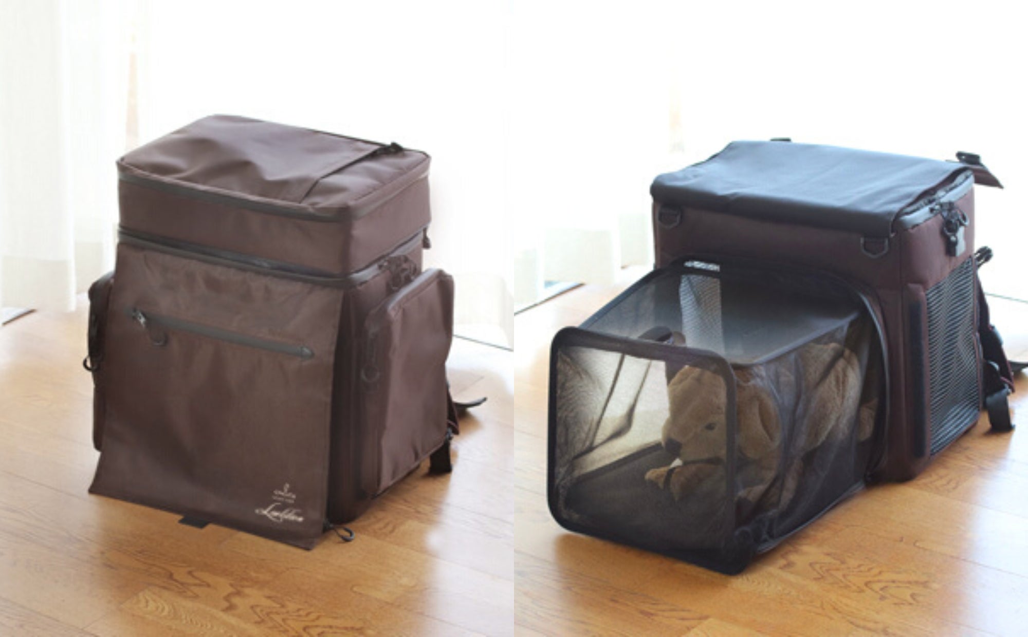 ペットとの同行避難】避難先でケージとしても使えるキャリーバッグ