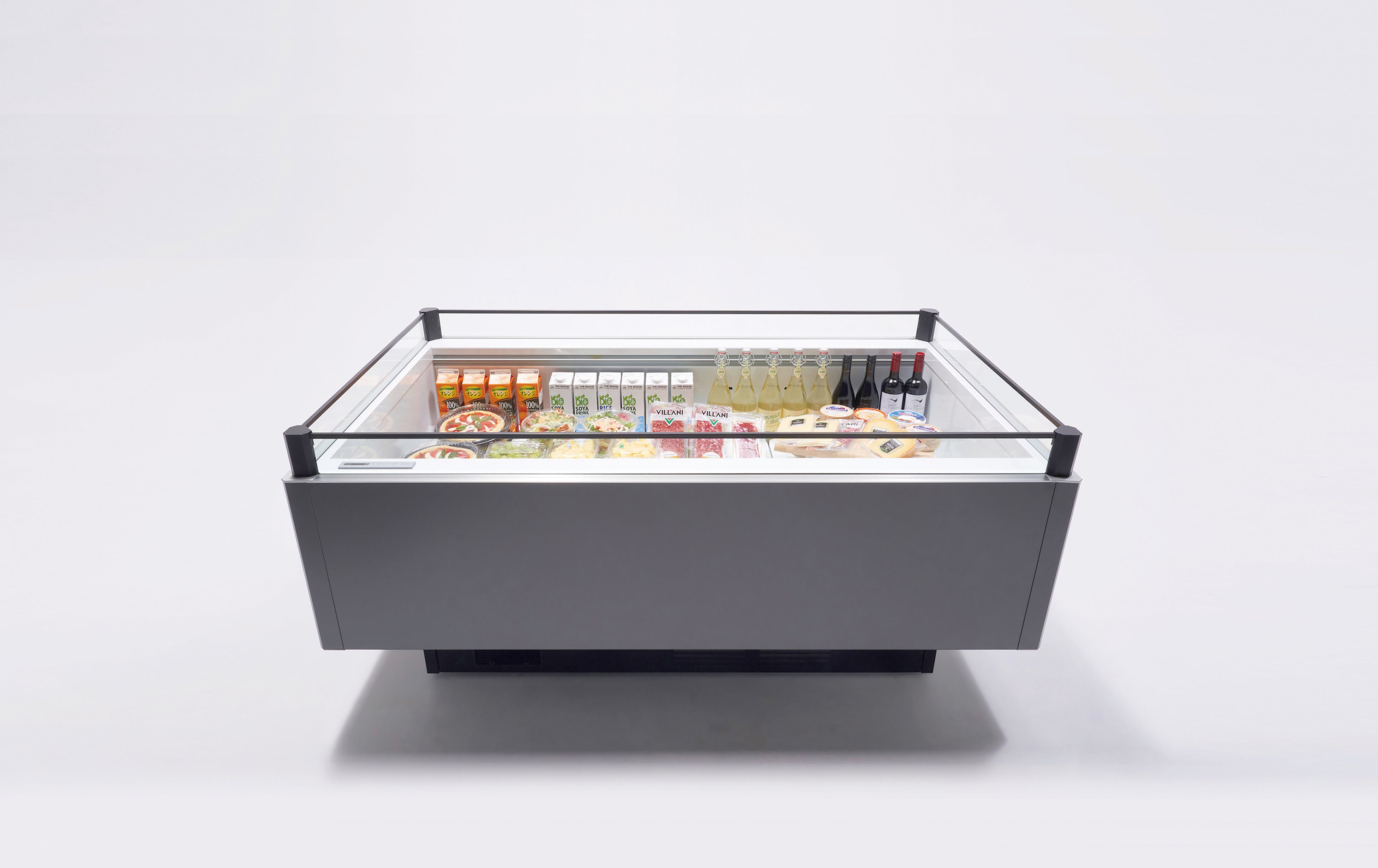 フクシマガリレイ冷凍機内蔵型冷凍冷蔵ショーケースAMX/Cシリーズが