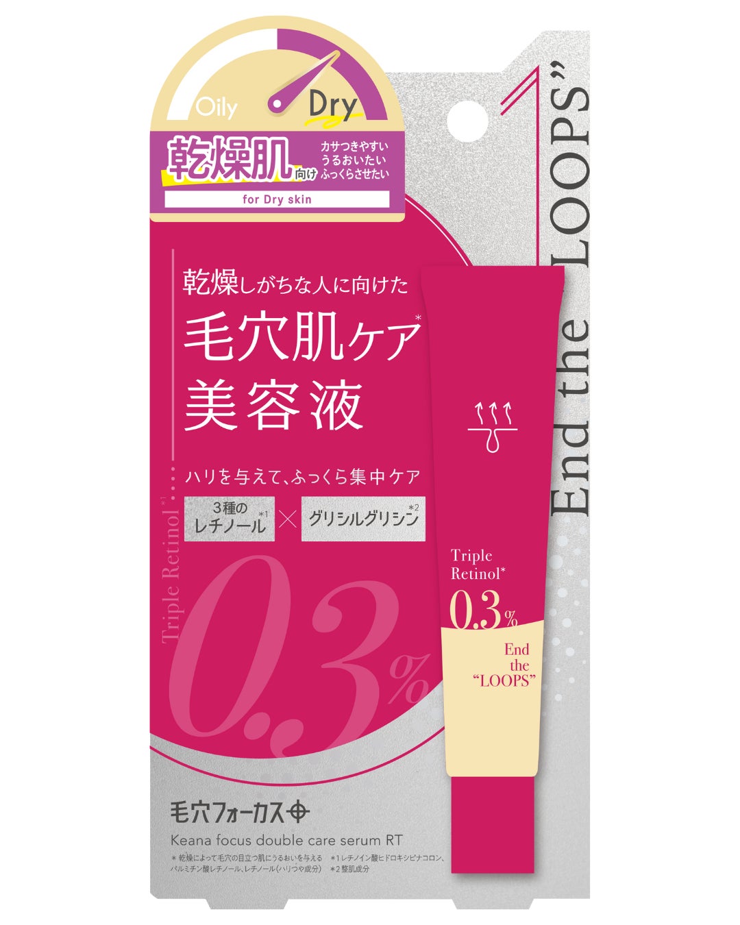 一人ひとりの毛穴悩みに！】脂性肌・乾燥肌に着目した2種の美容液が