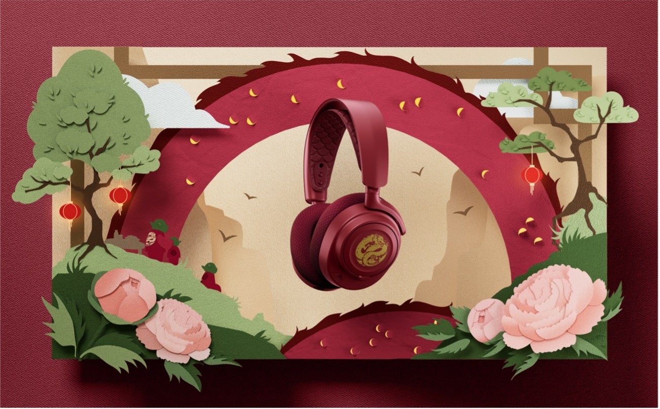 文化と伝統にインスパイアされた、辰年記念デザインのワイヤレスヘッド