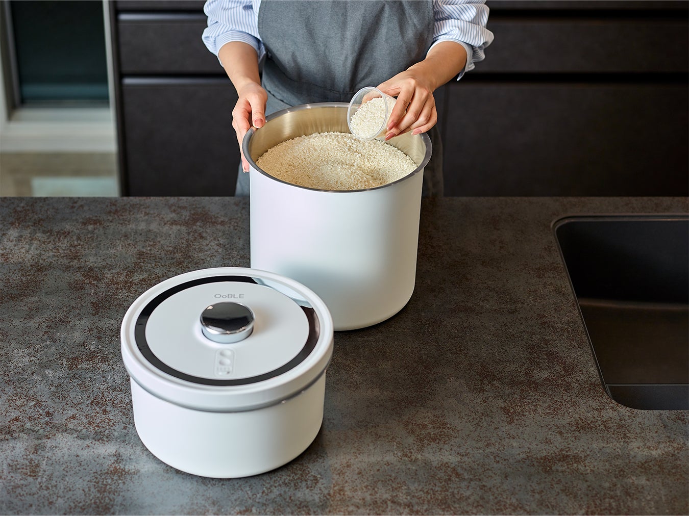 真空保存容器「OoBLE rice stocker」、第三者機関検証で5か月保存後も