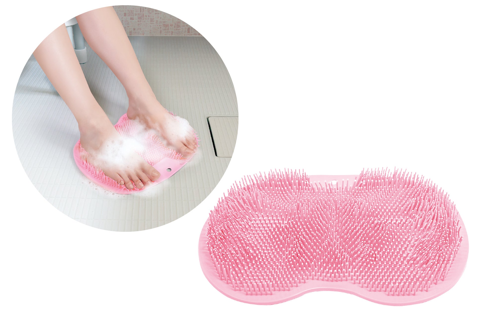 これはクセになる…！」3D構造のシリコンブラシで足裏爽快ケア「足裏