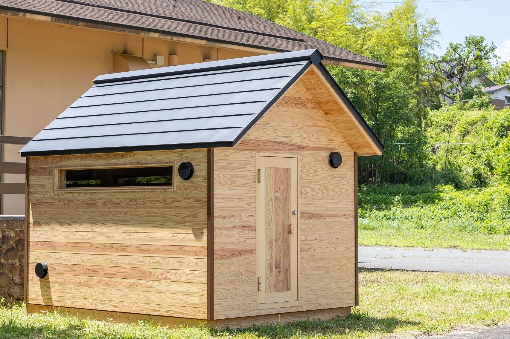 N-sauna」誕生！五塔熱子モデルの人と自然にやさしい新型CLTサウナ