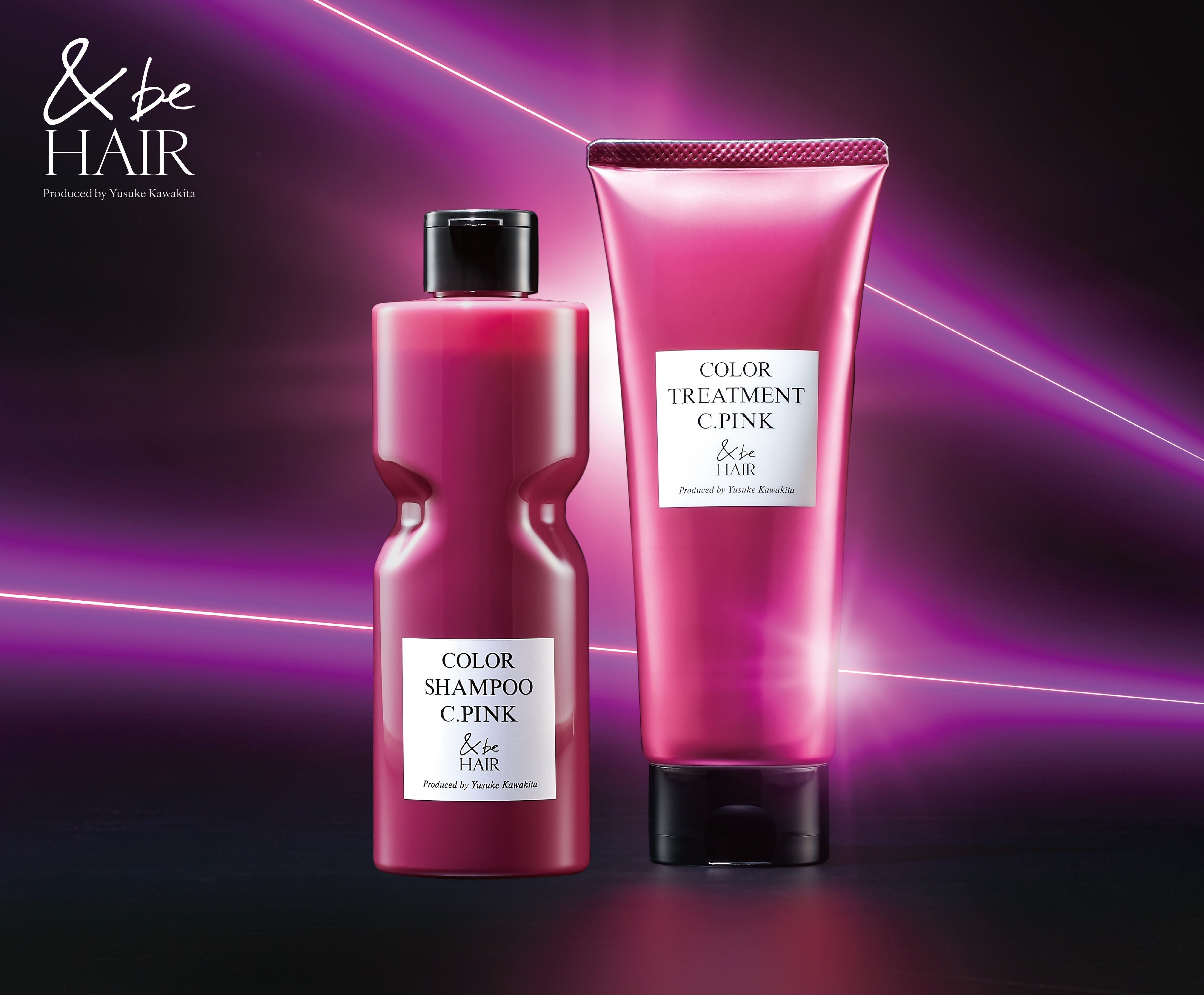 &be HAIR＞暖色のヘアカラーを美しくキープするクリアピンクのカラー