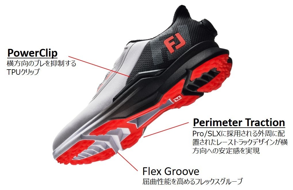 トッププロも愛用する軽量スパイクレスシューズ「FJ FUEL」がさらに