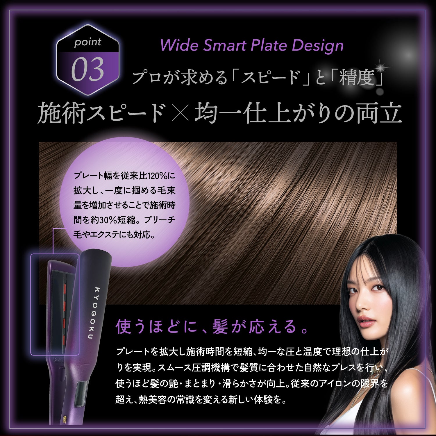 新発売】極上の艶髪へ。「KYOGOKU ナノシルクケラチン ストレート