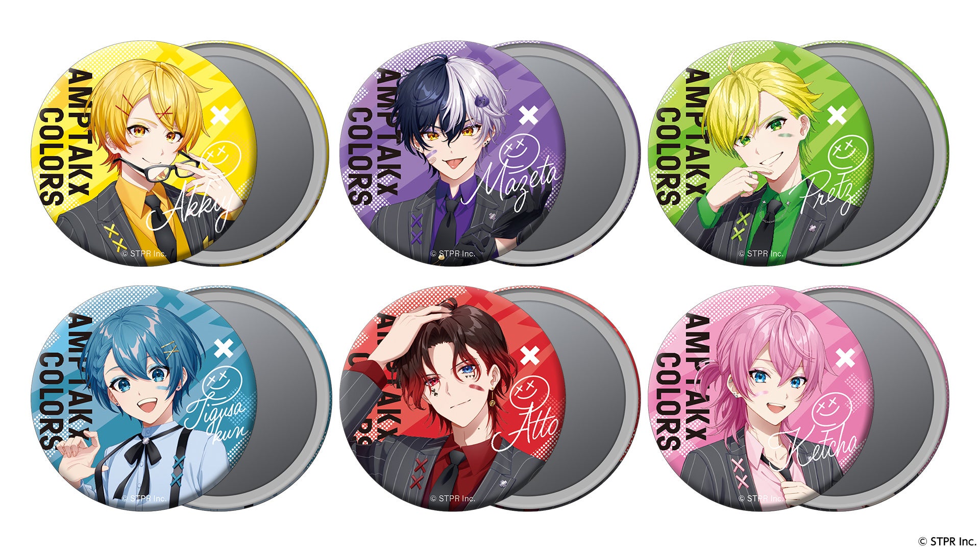 STPR所属「AMPTAKxCOLORS」の描き起こしイラストを使用したiCouleurと