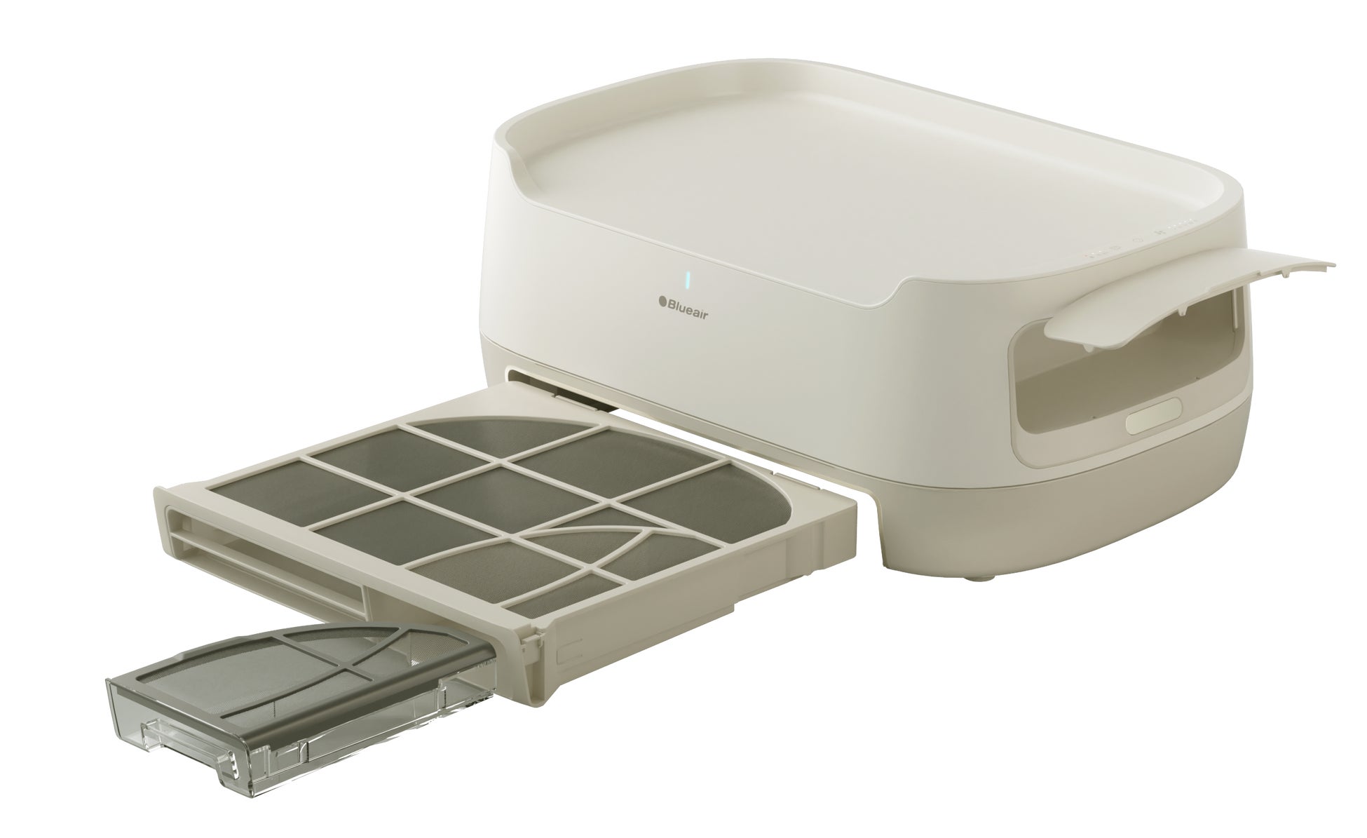 ペットのニオイと抜け毛に適応したベッド一体型の空気清浄機「PetAir