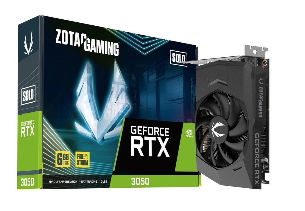 省スペースかつ4画面出力に対応したGeForce RTX 3050搭載グラフィック
