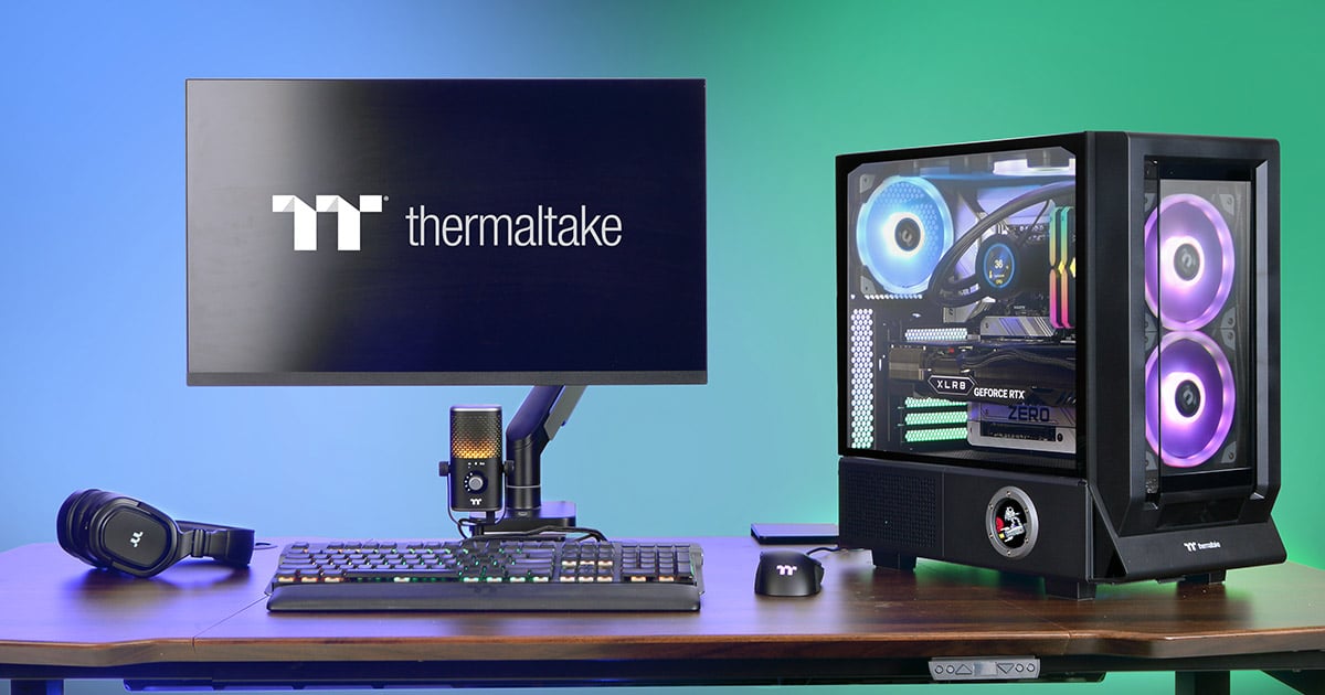 Thermaltake社製、背面コネクタ設計のマザーボードに対応し、2種類の