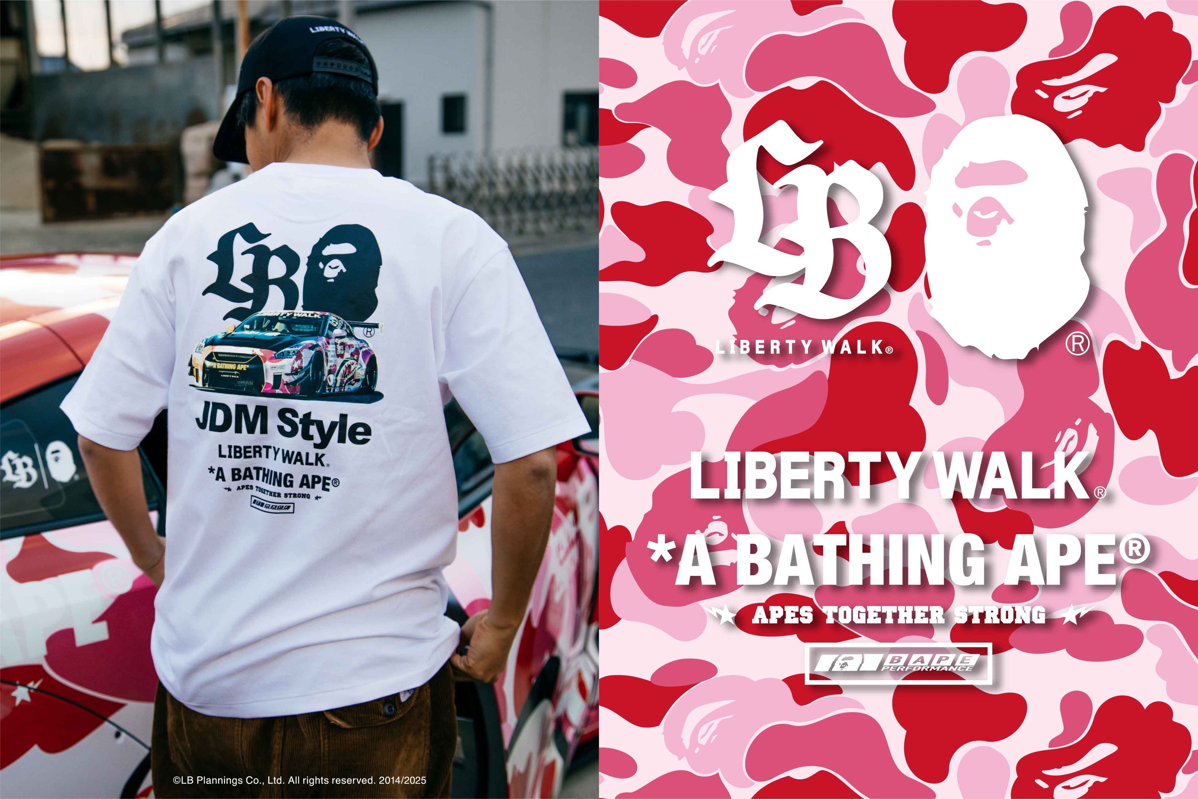 A BATHING APE® x LIBERTY WALK | 株式会社 ノーウェアのプレスリリース