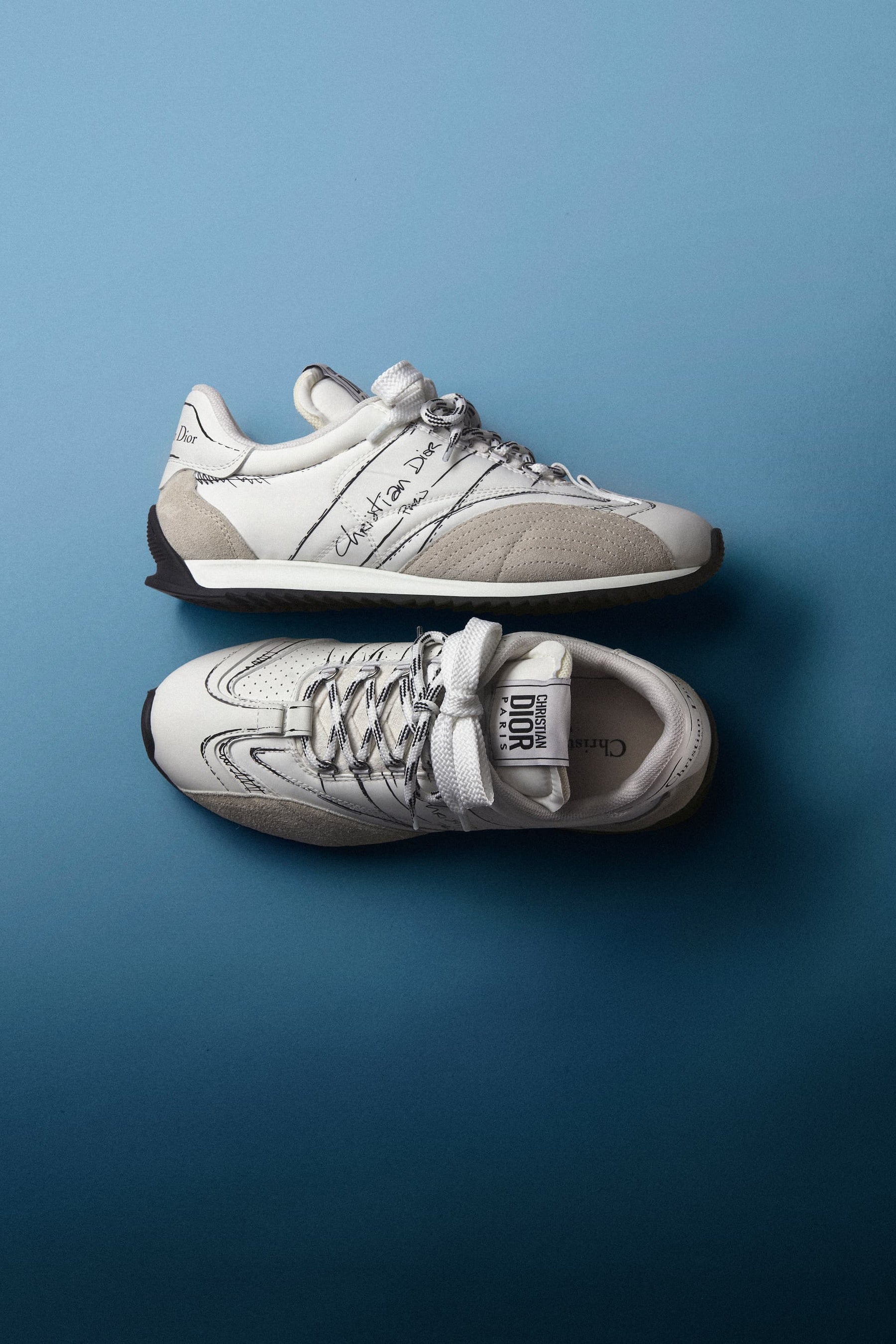 DIOR】新作スニーカー「D-スケッチ」が登場 | クリスチャン
