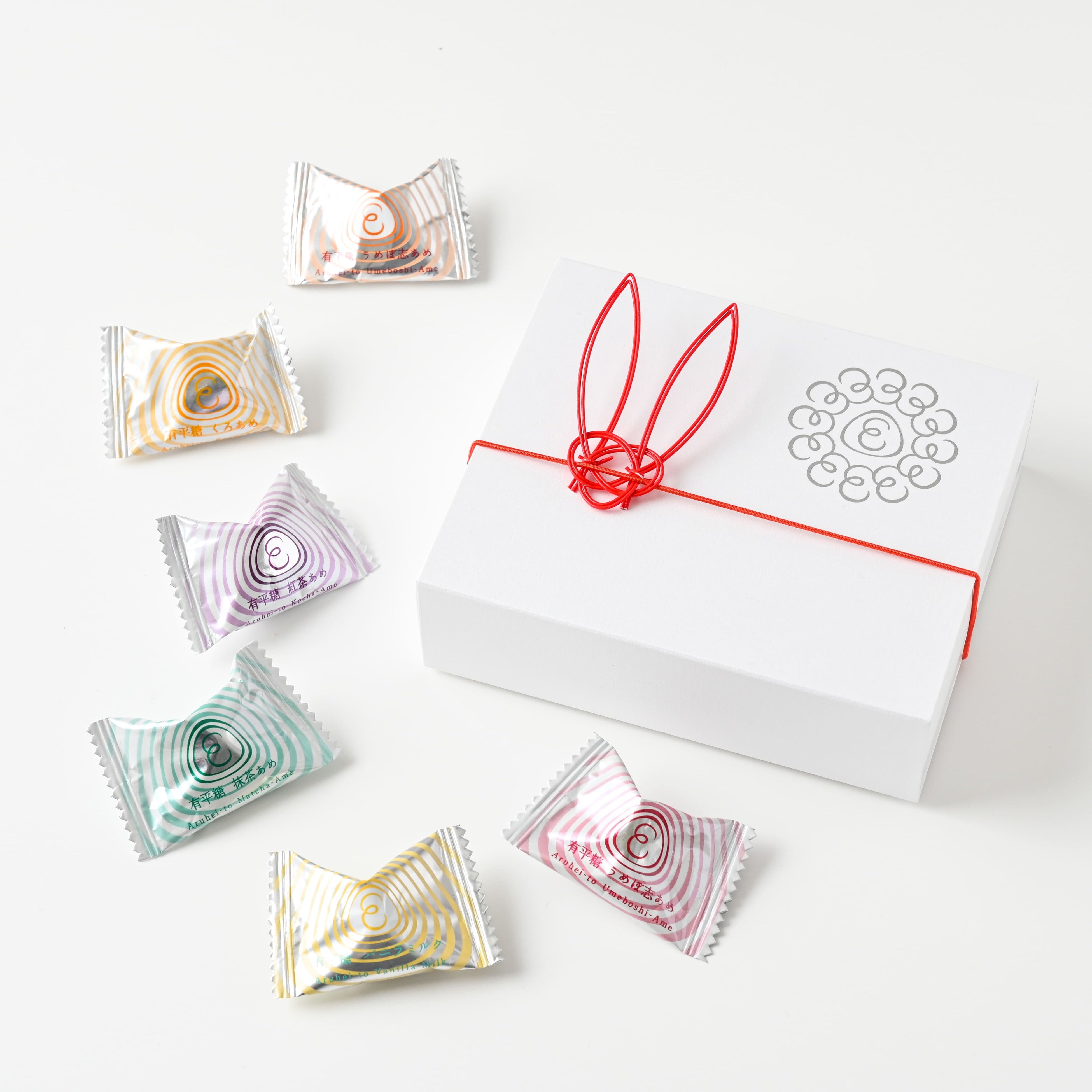 2023年の干支“卯”の限定パッケージ「えいたろうあめ詰合せ」がAmeya