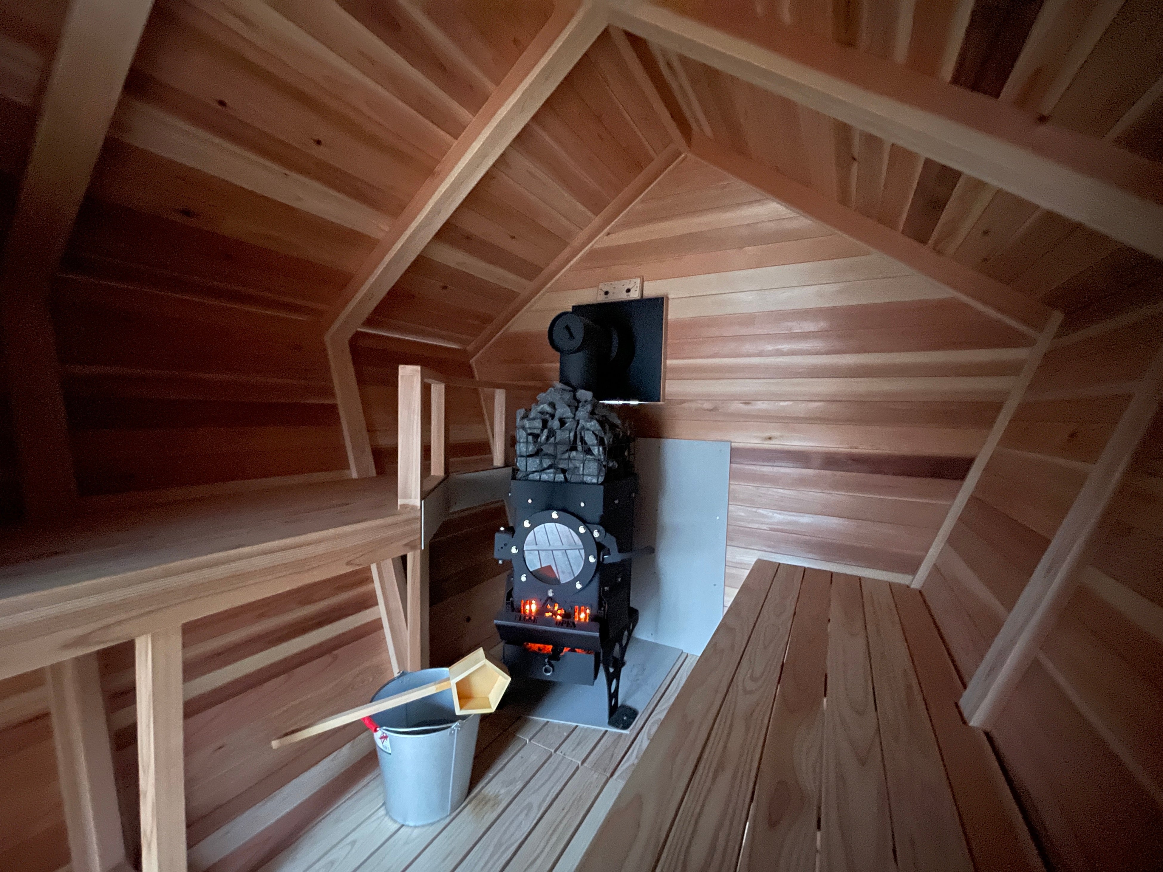 HUAXI サウナヒーター 外部コントロールパネル付き 分電盤工事必要品