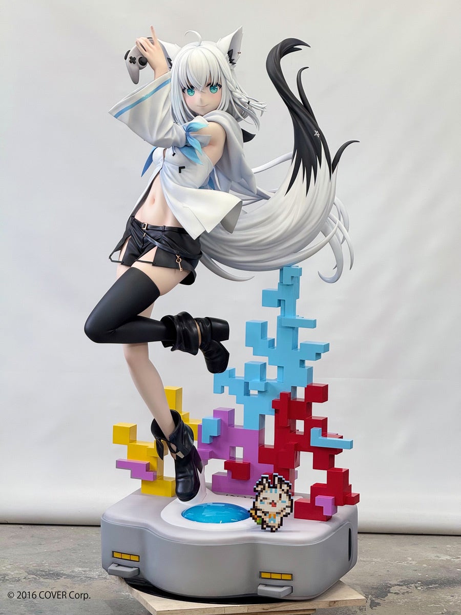 hololive SUPER EXPO 2025にて、 白上フブキ・大神ミオ 等身大