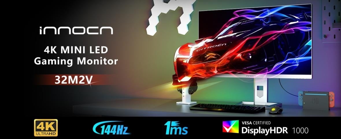 Innocn、Amazonプライムデイにて32インチ4Kゲーミングモニター（32M2V