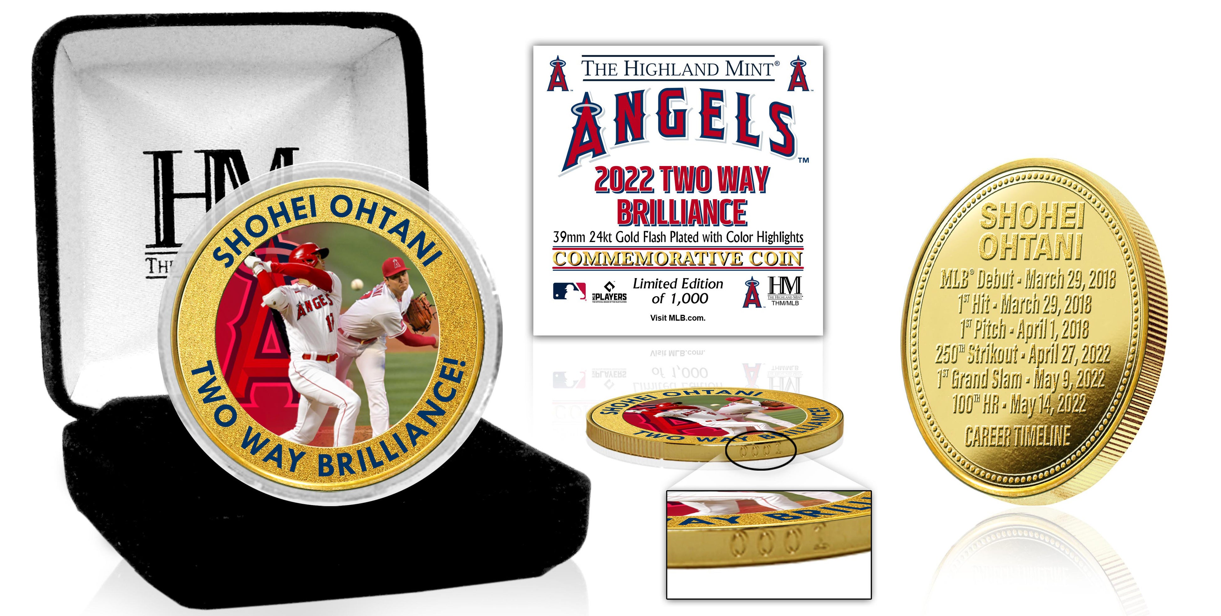 MLB ロサンゼルス・エンゼルス 2022 大谷翔平100号ホームラン記念