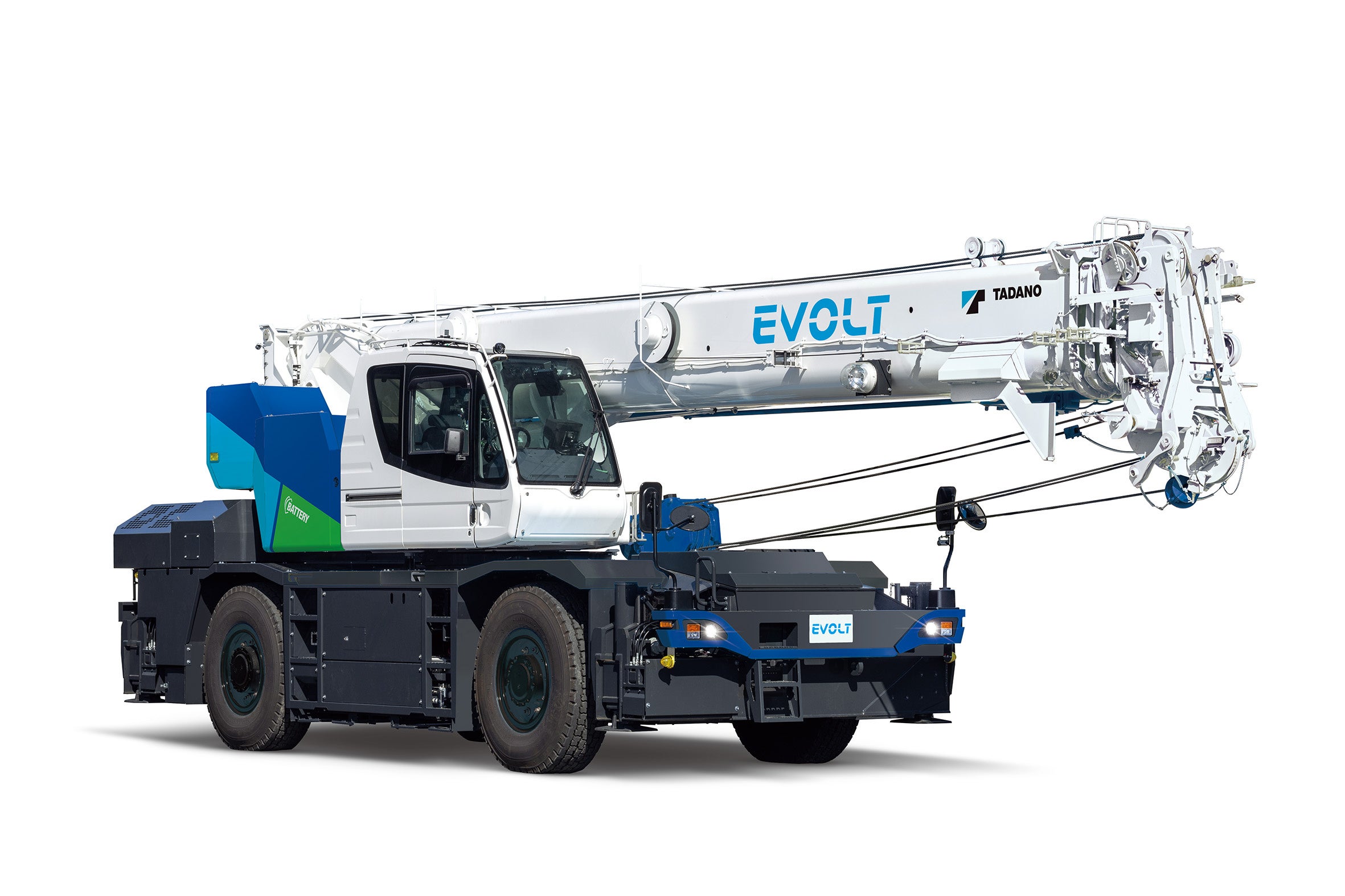 世界初(※)、タダノのフル電動ラフテレーンクレーン | 株式会社タダノの