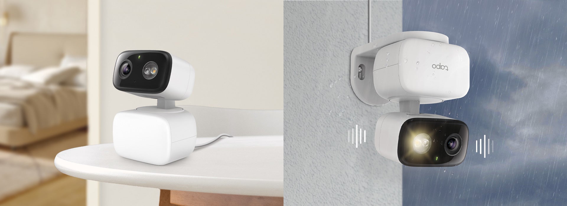 3K 500万画素＆首振り対応》パンチルトスマートAI Wi-Fiカメラ「Tapo