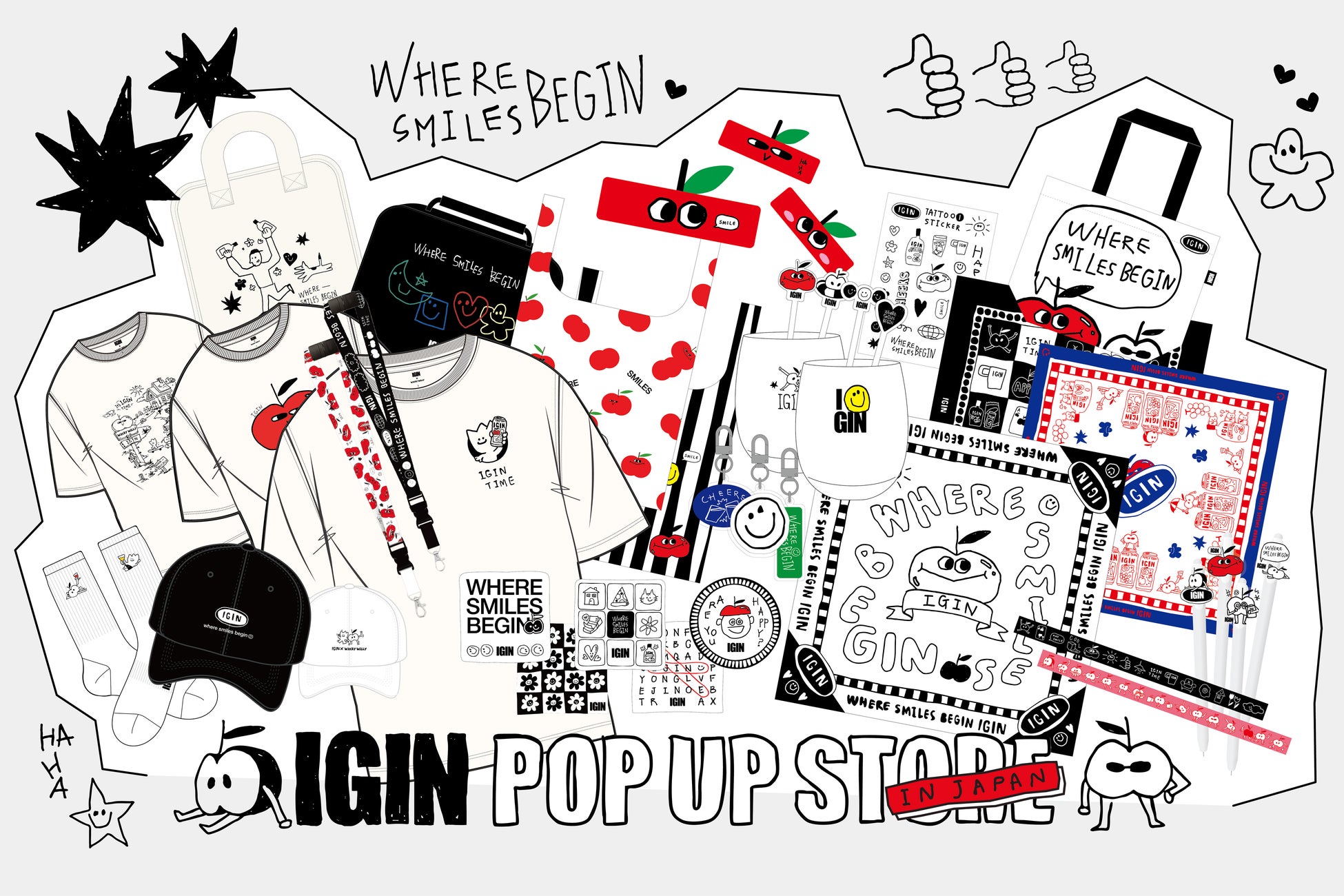 BTS・JINがアンバサダーを務める「IGIN」、日本で初のポップアップ