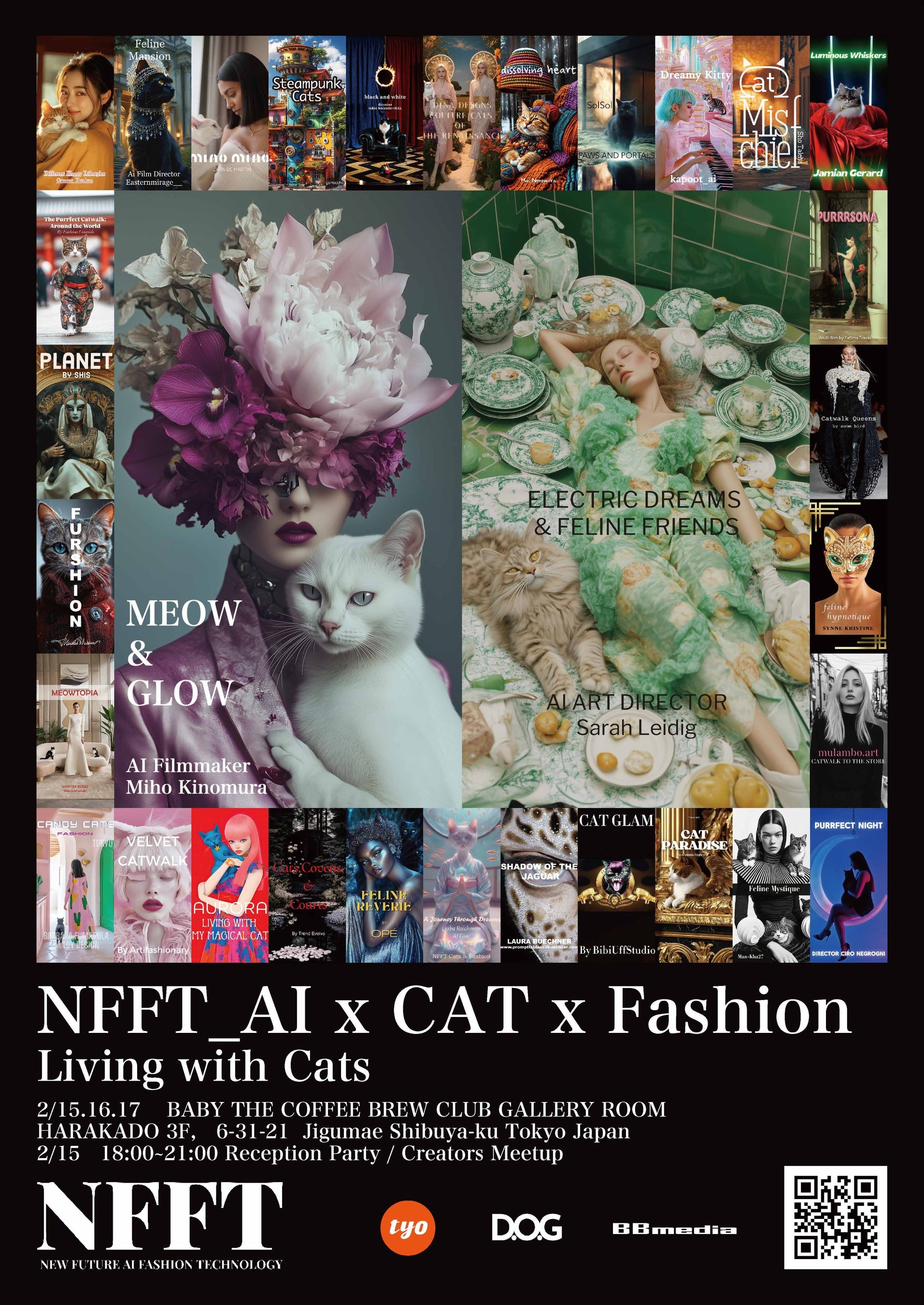 NFFT AI x CAT x FASHION Living With Cats 「ネコといる暮らし展
