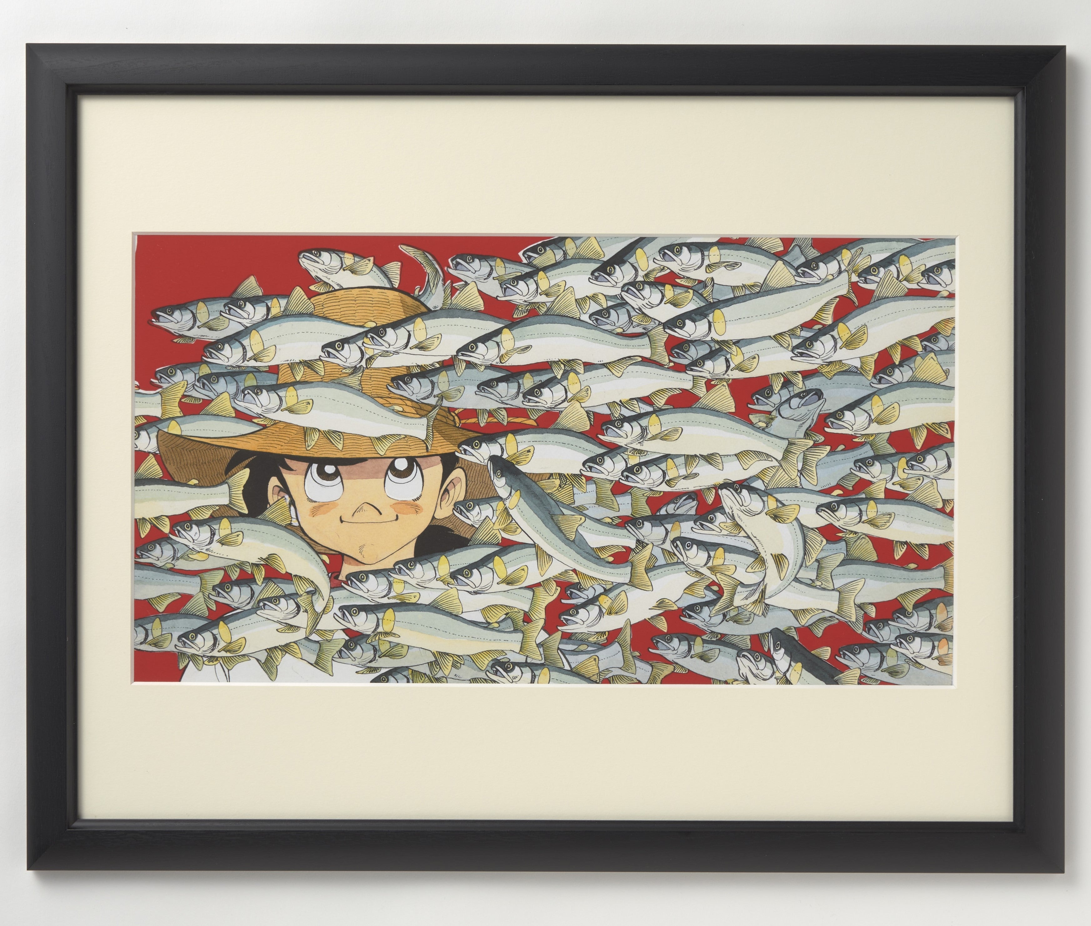 唯一無二の釣りマンガ『釣りキチ三平』生誕50周年高精彩複製画を期間