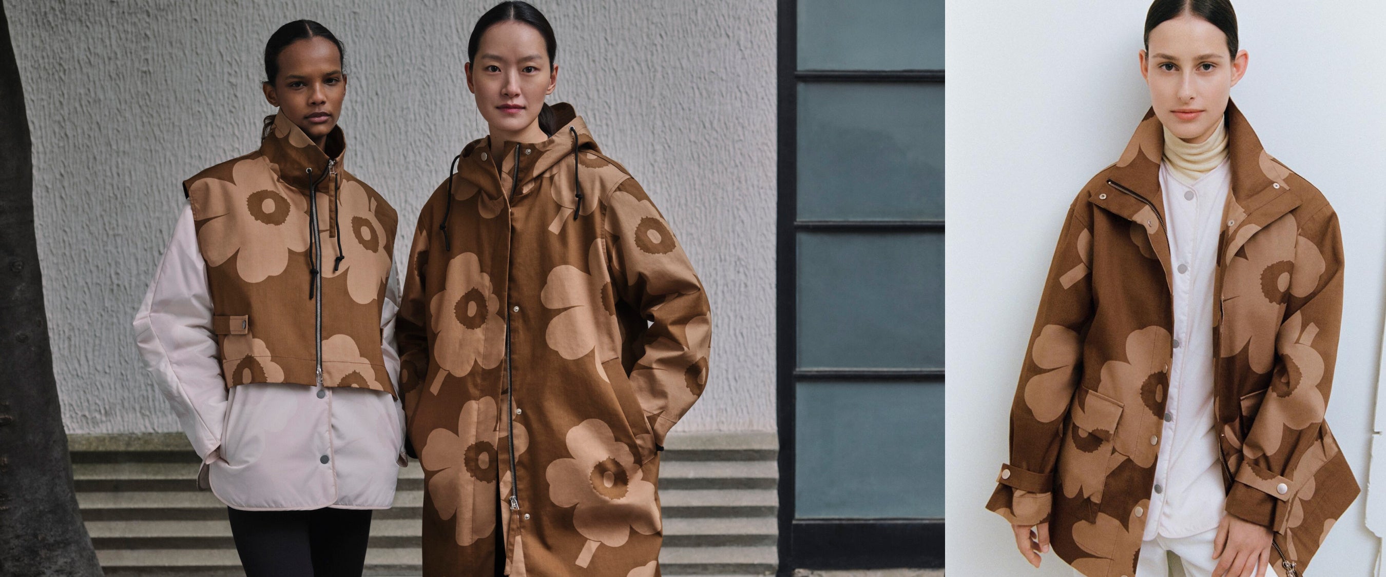 マリメッコ] インナー/アウターとして着回せる ウニッコ柄中綿入り