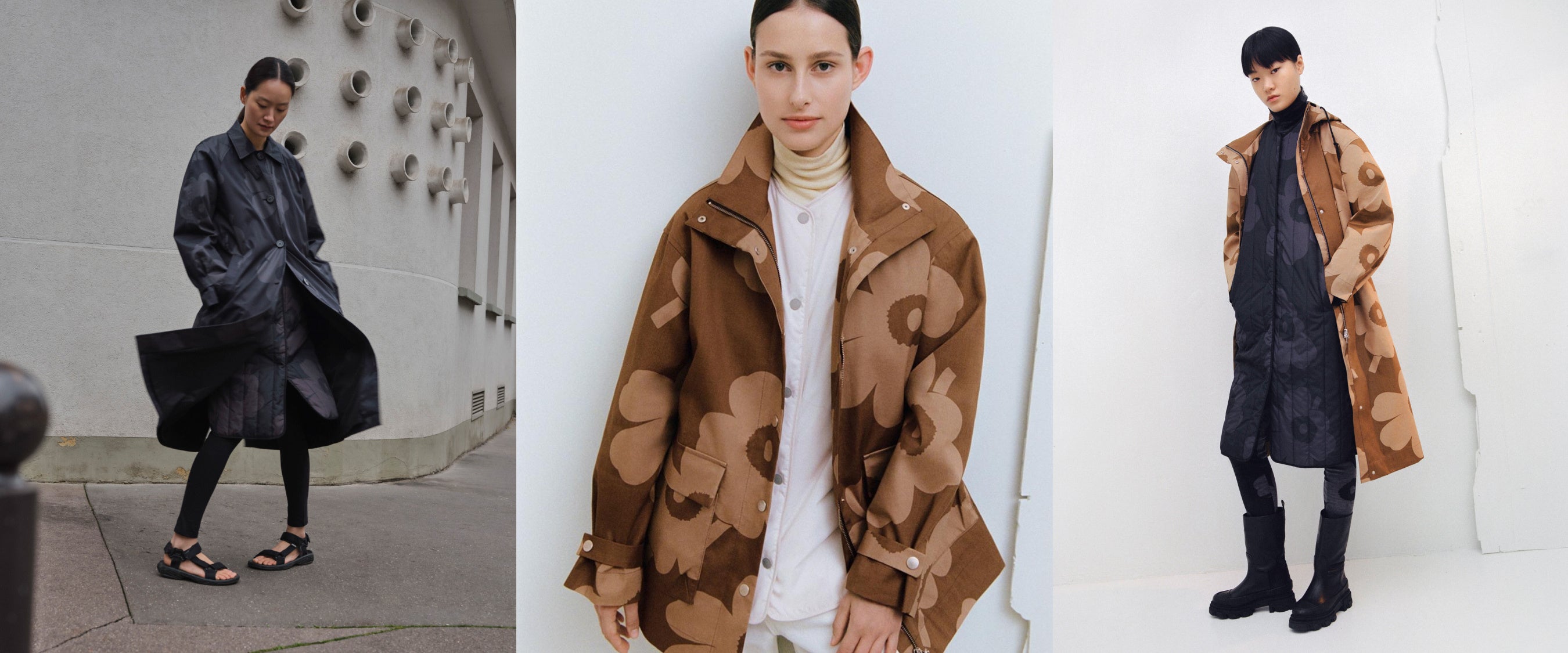 マリメッコ] インナー/アウターとして着回せる ウニッコ柄中綿入り