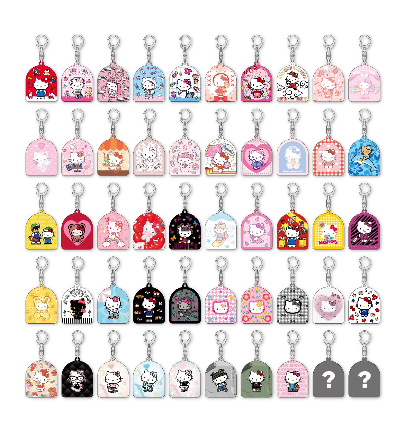 どれが出るかな？】「ハローキティ」50周年を記念した全50種のランダム