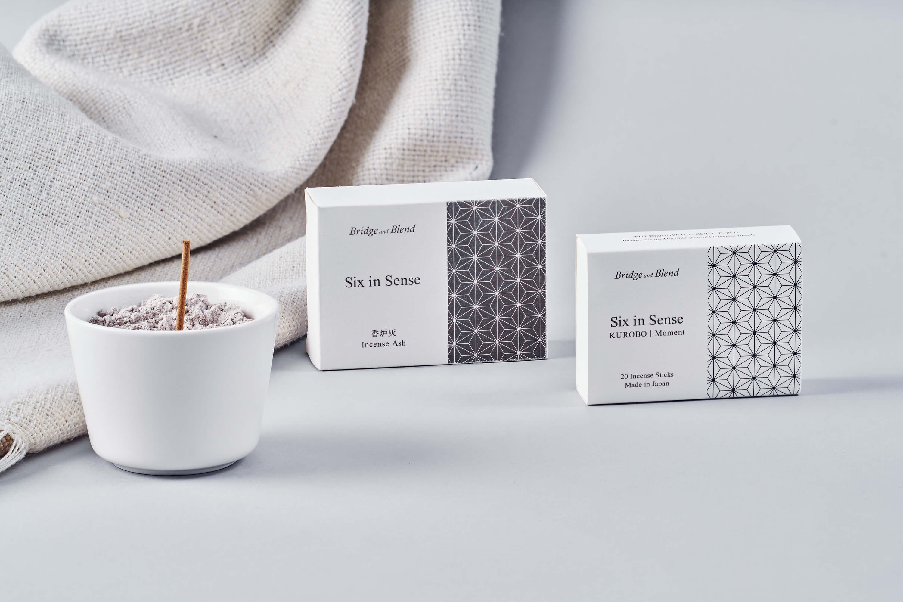平安時代の調香を再現したお香「Six in Sense」シリーズから