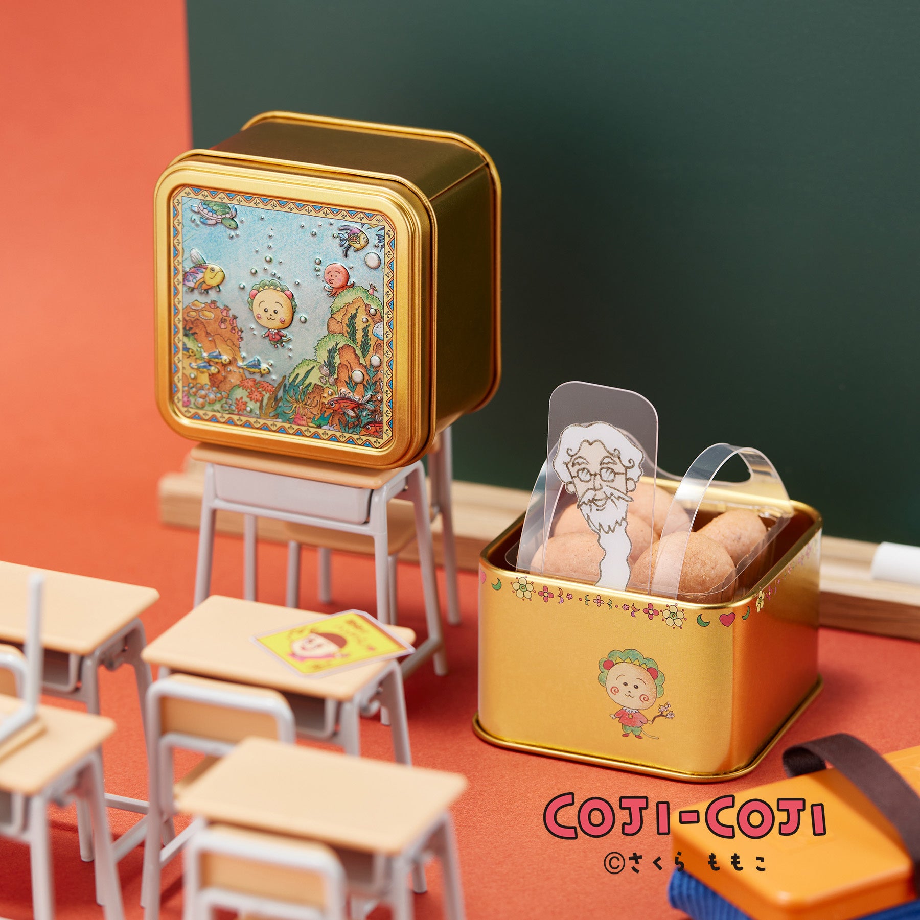 伊勢丹新宿店先行発売】缶の中までコジコジが描かれた『コジコジ缶』を