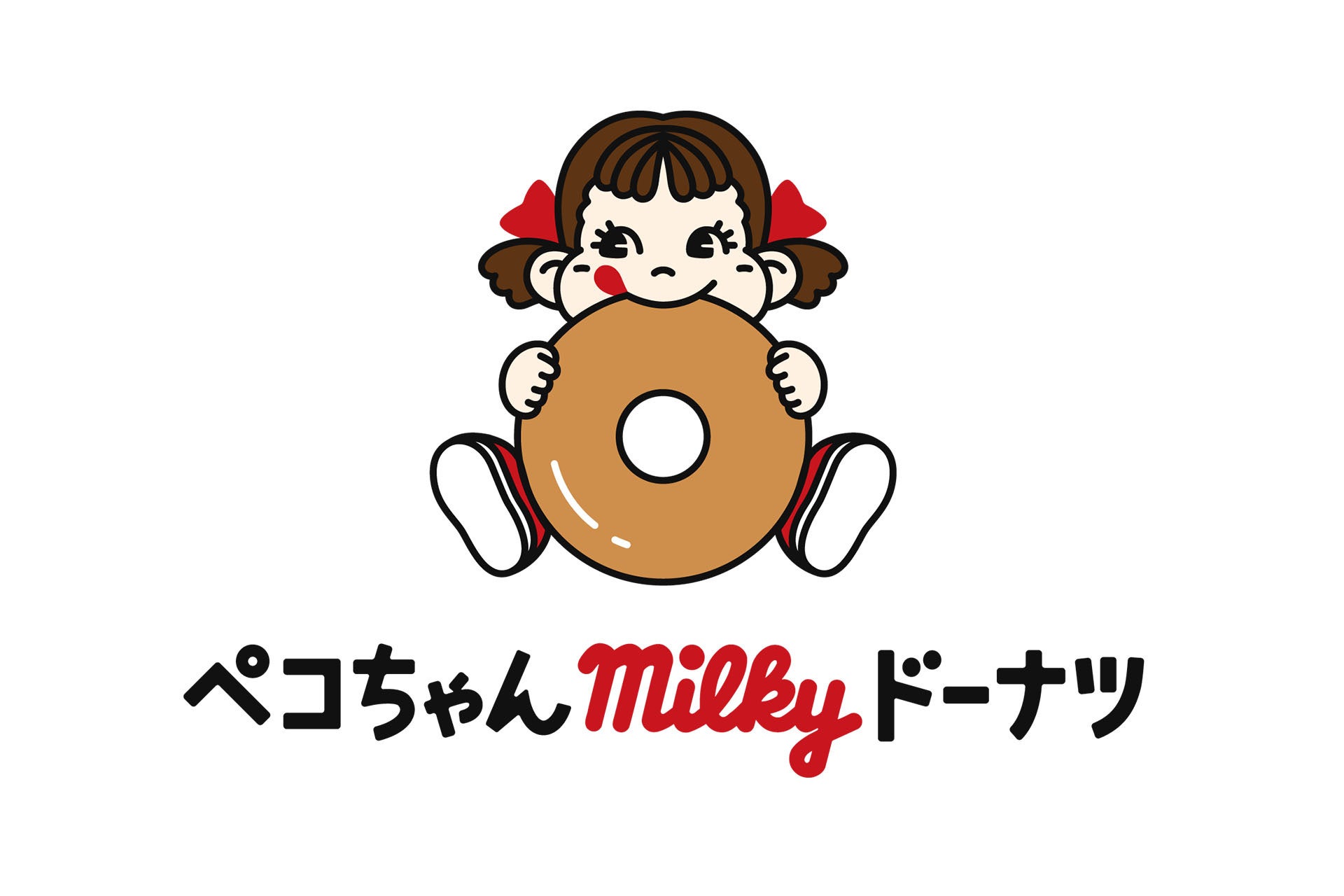 不二家のドーナツ専門店が開店1周年「ペコちゃんmilkyドーナツ 1周年祭
