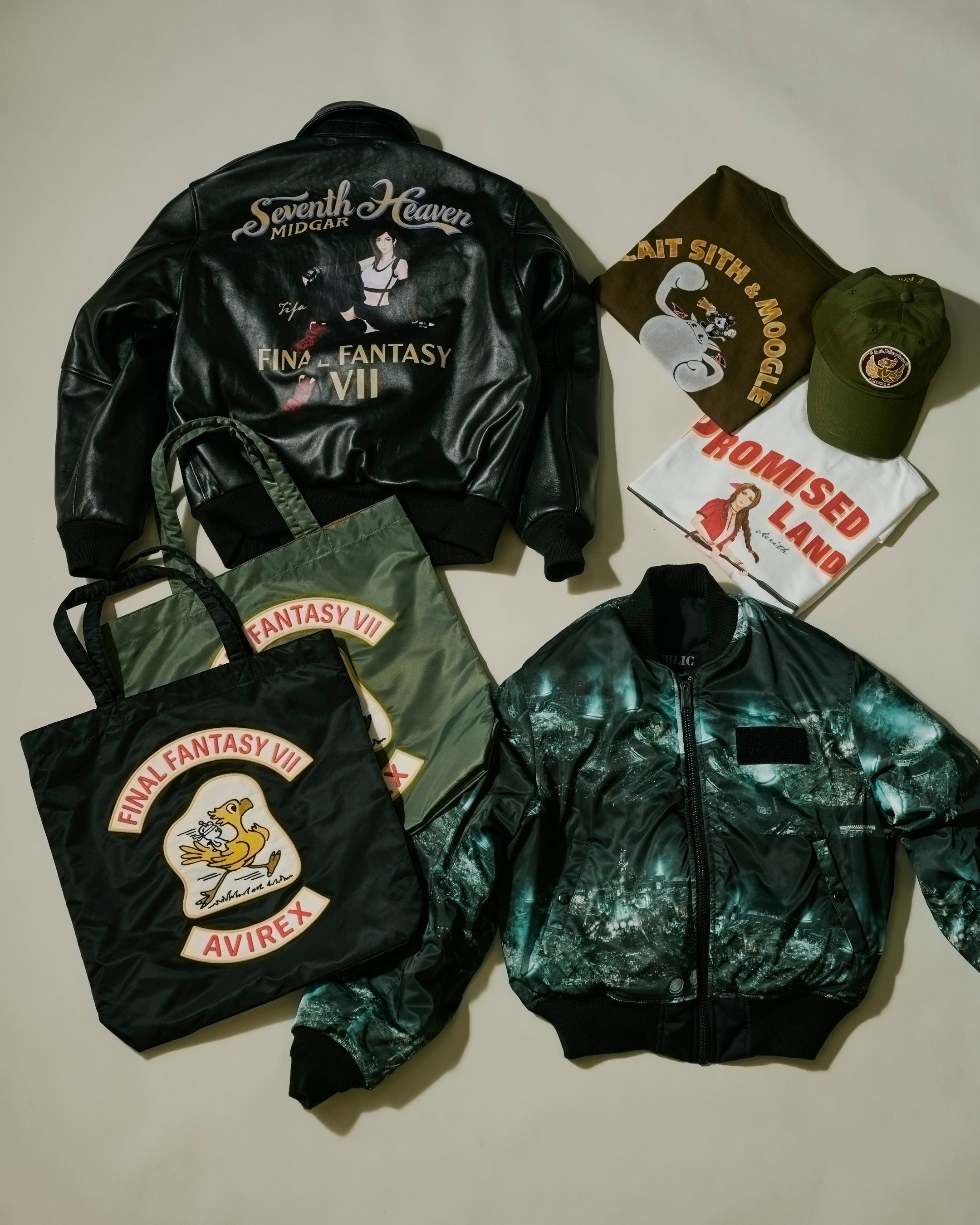 AVIREX」と「FINAL FANTASY VII REMAKE」のスペシャルコレクション発売