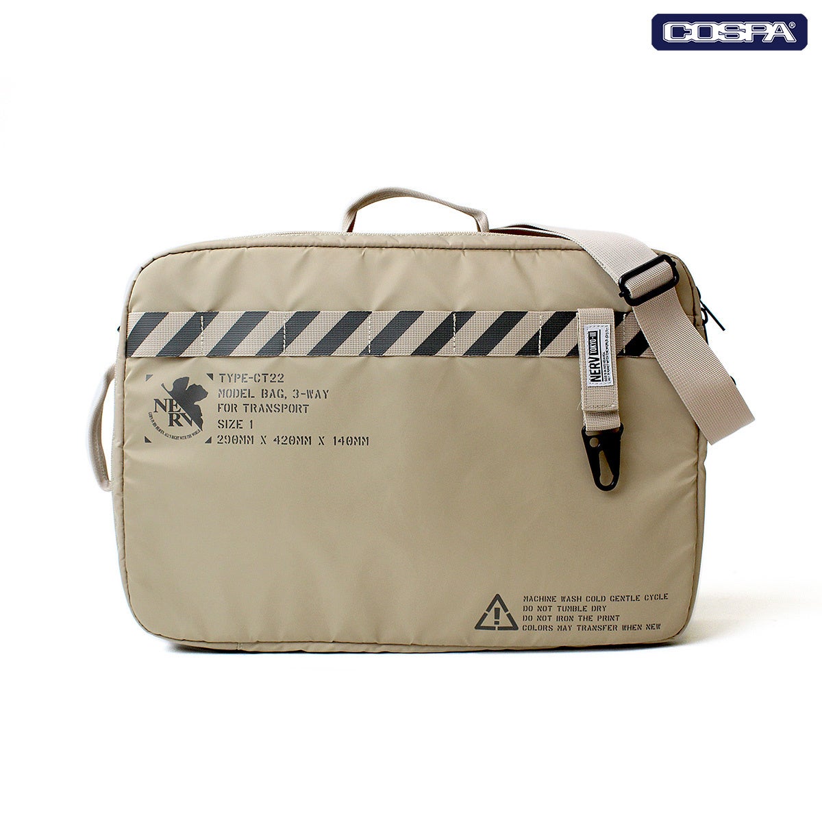 エヴァンゲリオン』NERVモチーフ！3wayバッグ＆ヘルメットバッグが初回