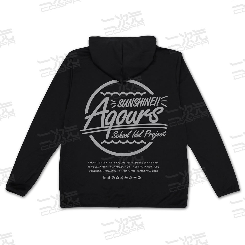 ラブライブ！サンシャイン!!』「Aqours」薄手ドライパーカー、「Aqours