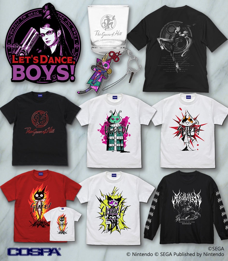 ベヨネッタ』ステッカー、ビッグシルエットTシャツ、『ベヨネッタ3