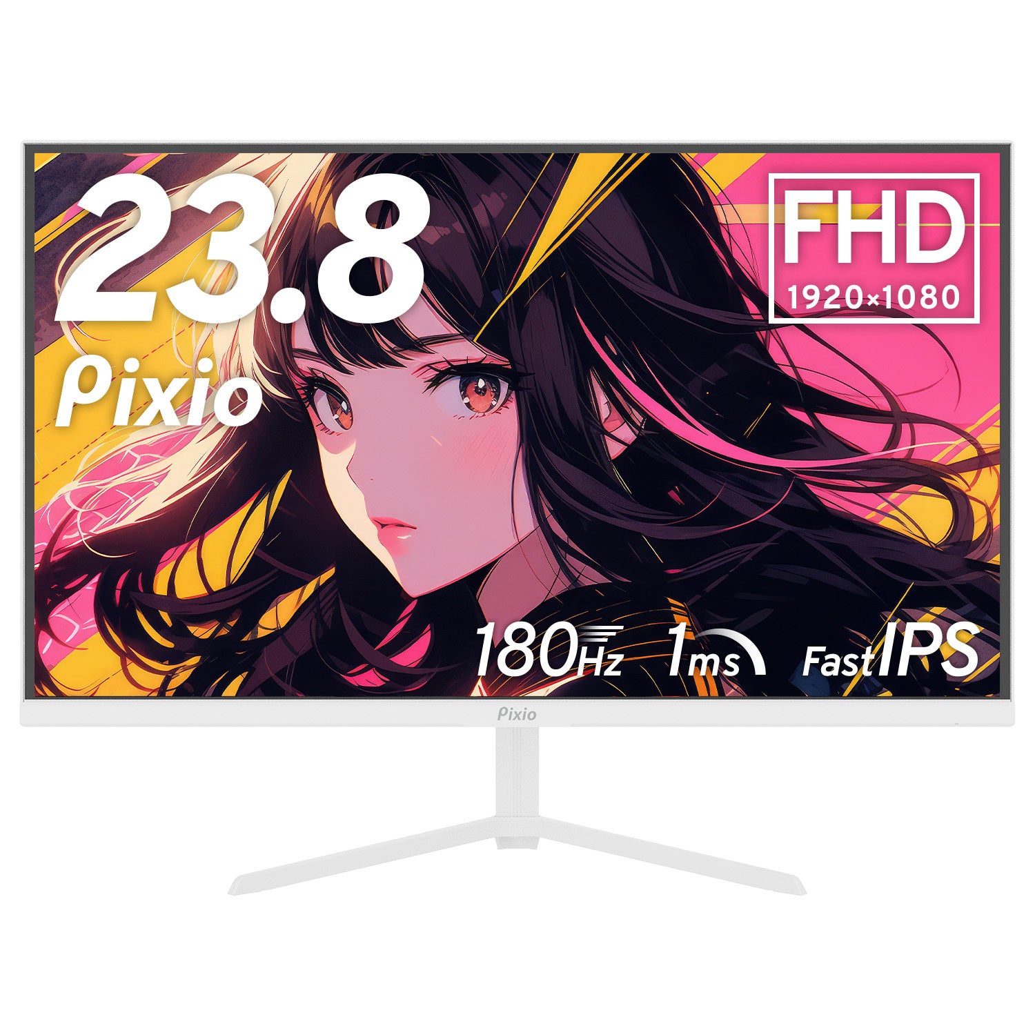 Pixio」より 23.8インチ FHD 180Hz Fast IPSのゲーミングモニター