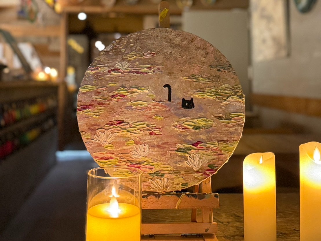 ろうそくの灯がゆれる幻想的なワークショップ体験【ART NIGHT】を好評