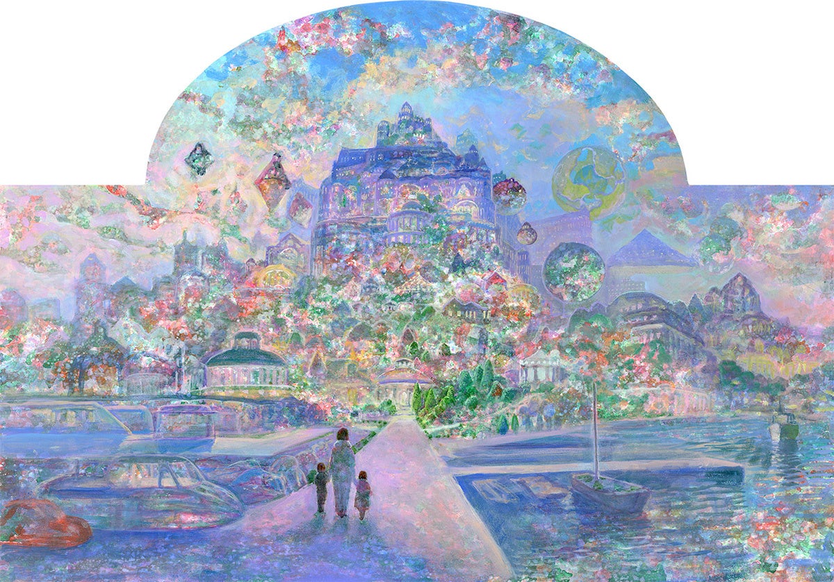 銀座三越】絵本「イバラードの旅」刊行から40年 ジブリ美術館の壁画