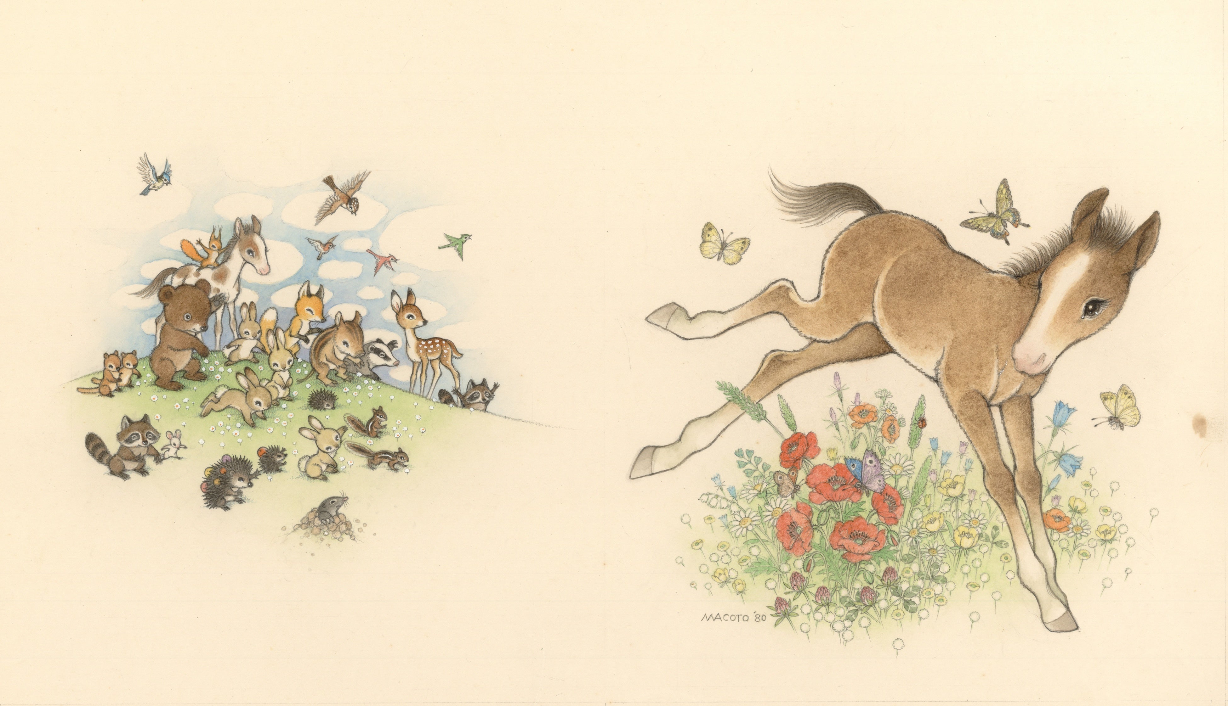 未公開作品有】『可愛いは平和を願う気持ち』高橋真琴の軌跡を辿る原画