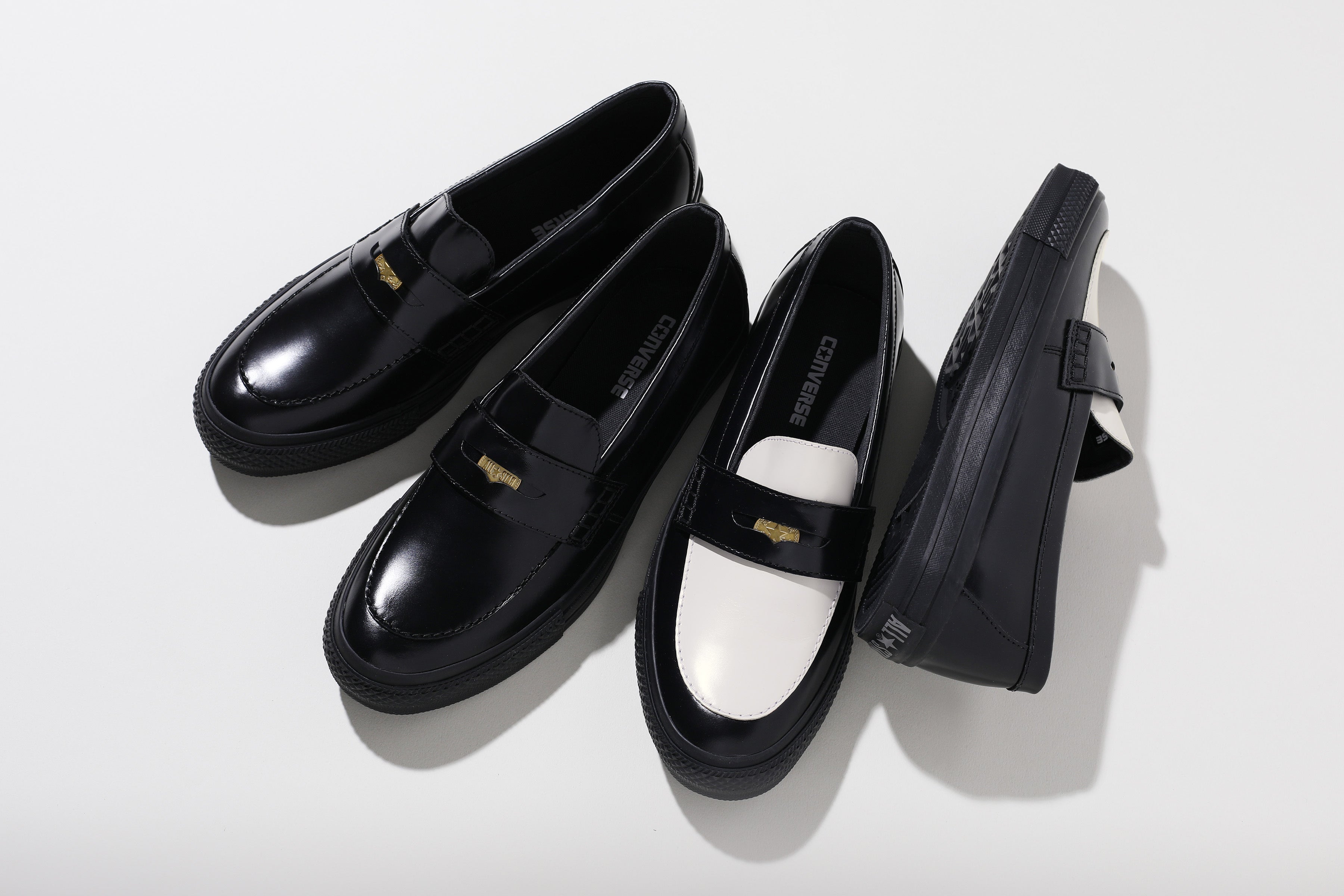 コンバースからコインローファーをモチーフにした、上品な一足が登場