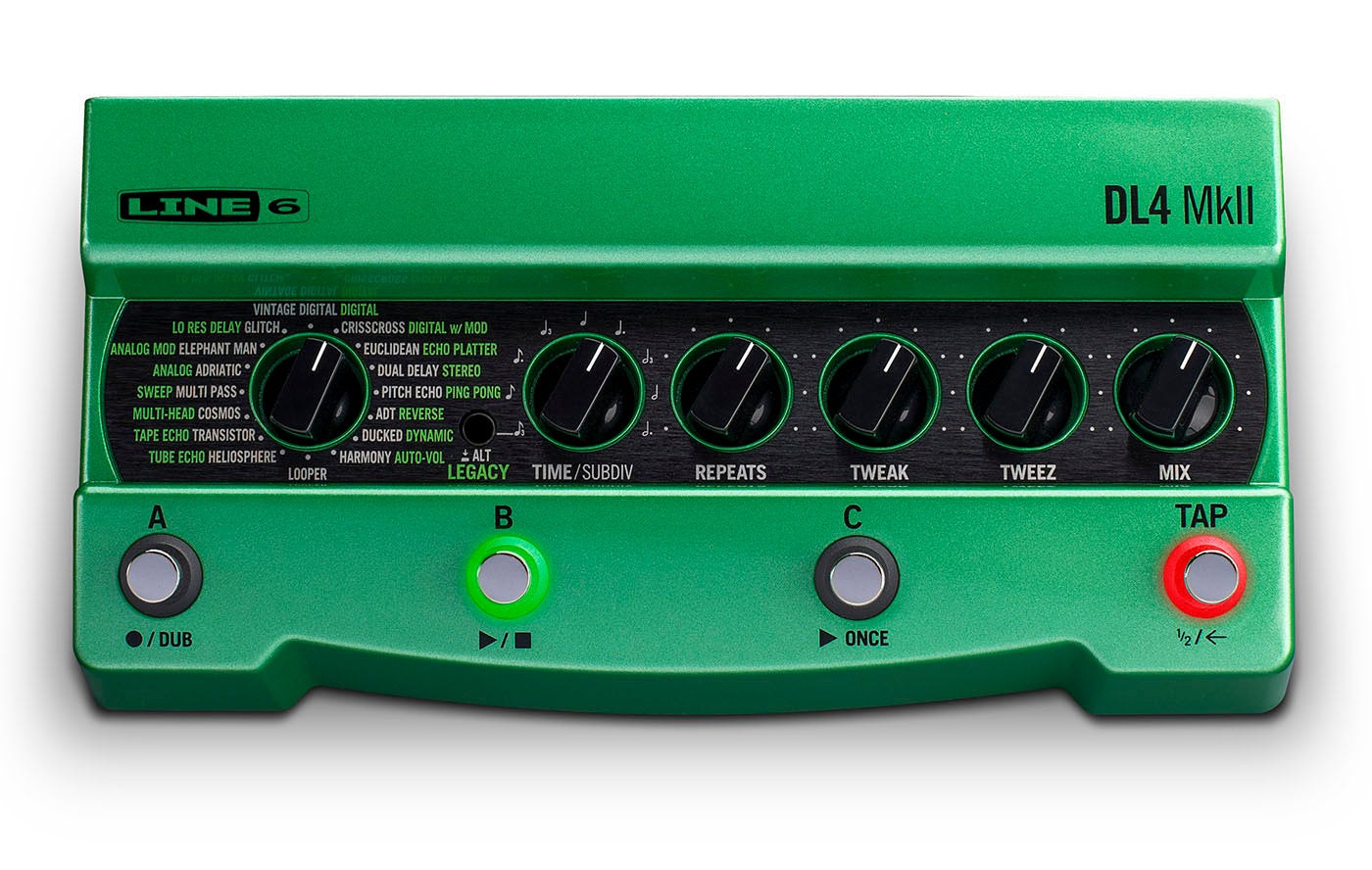 世界中で人気のディレイ・エフェクター“グリーンボックス”が初のモデル