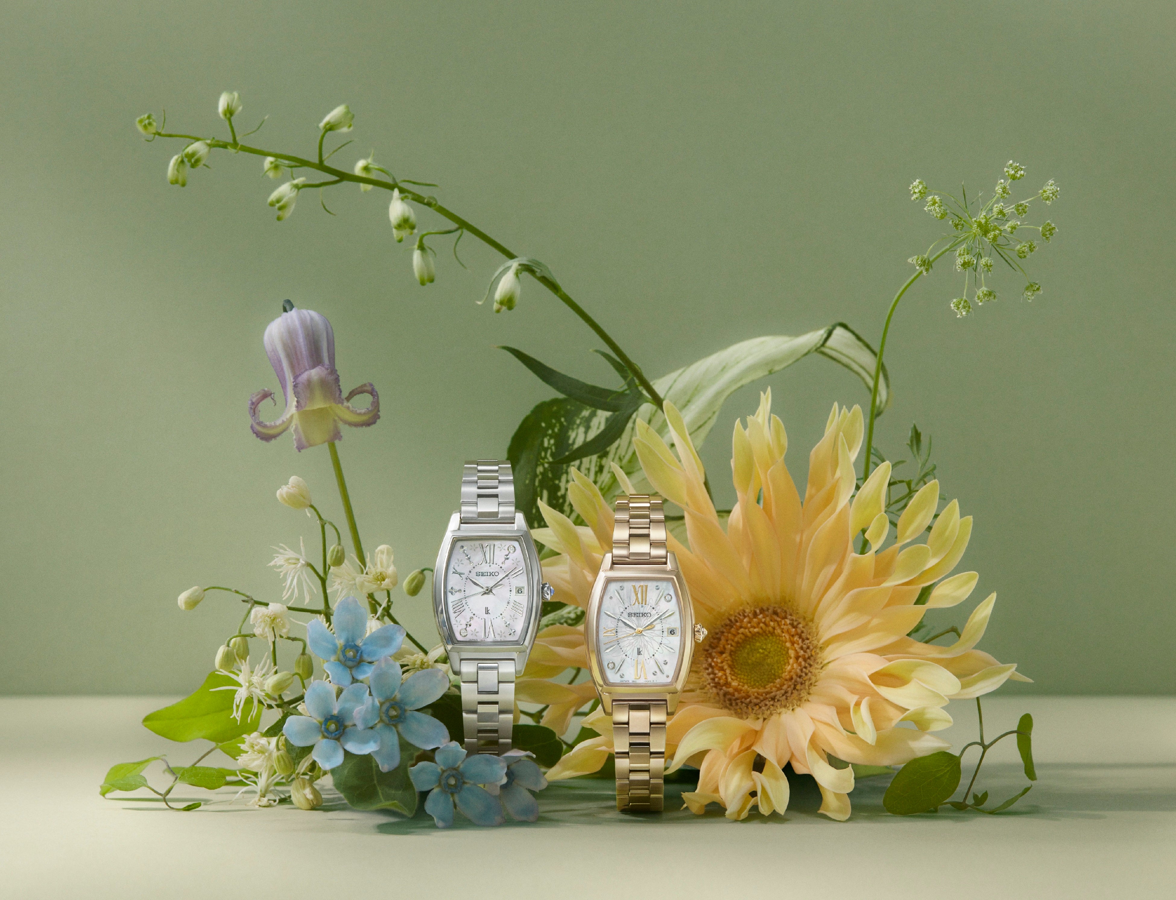 光の花石❇️希少 イジェン産 クォーツ フラワークラスター 大 セイコー ルキア>より池田エライザさんプロデュース 限定モデル第三弾