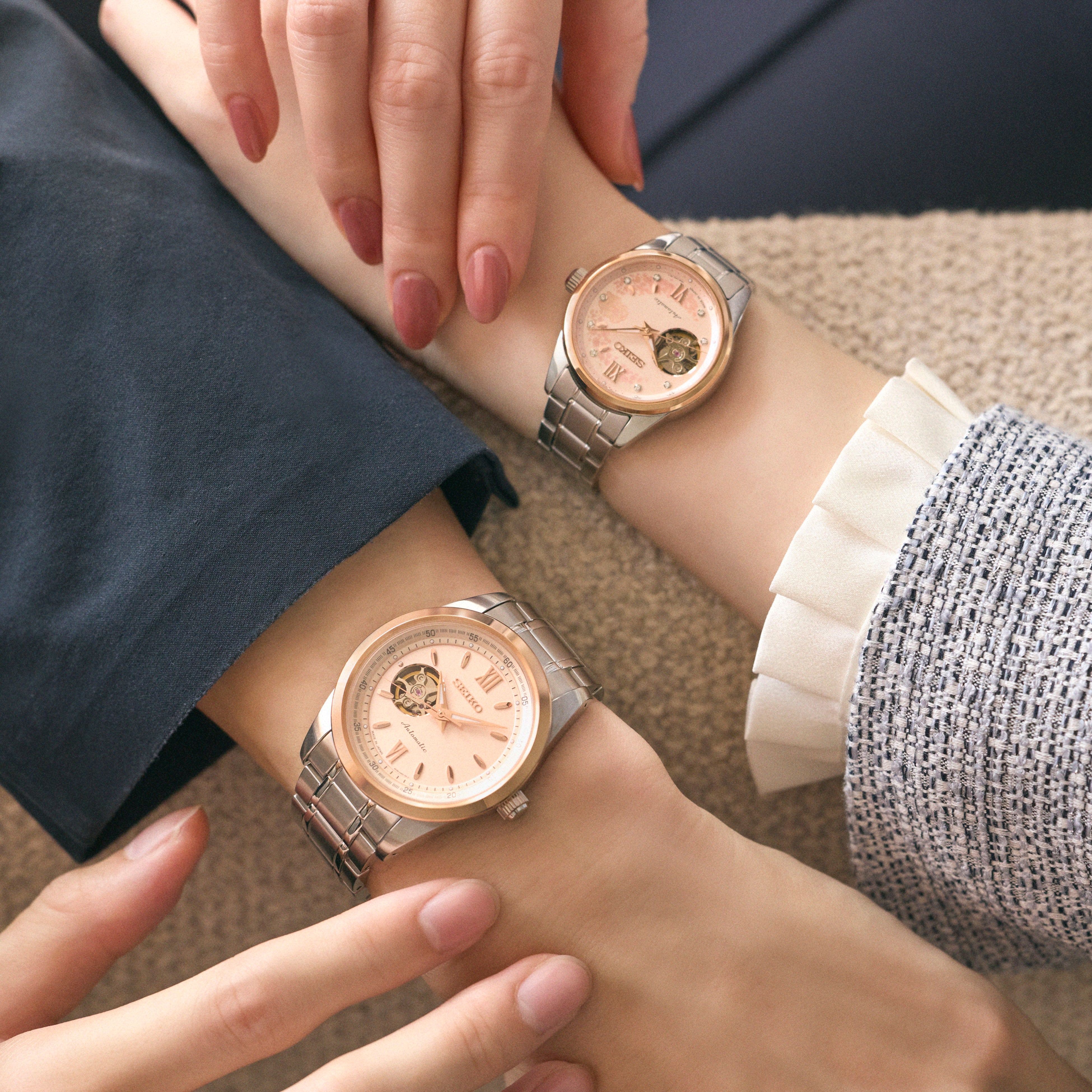 セイコー ルキア＞と＜セイコーセレクション＞から、あたたかな光の中