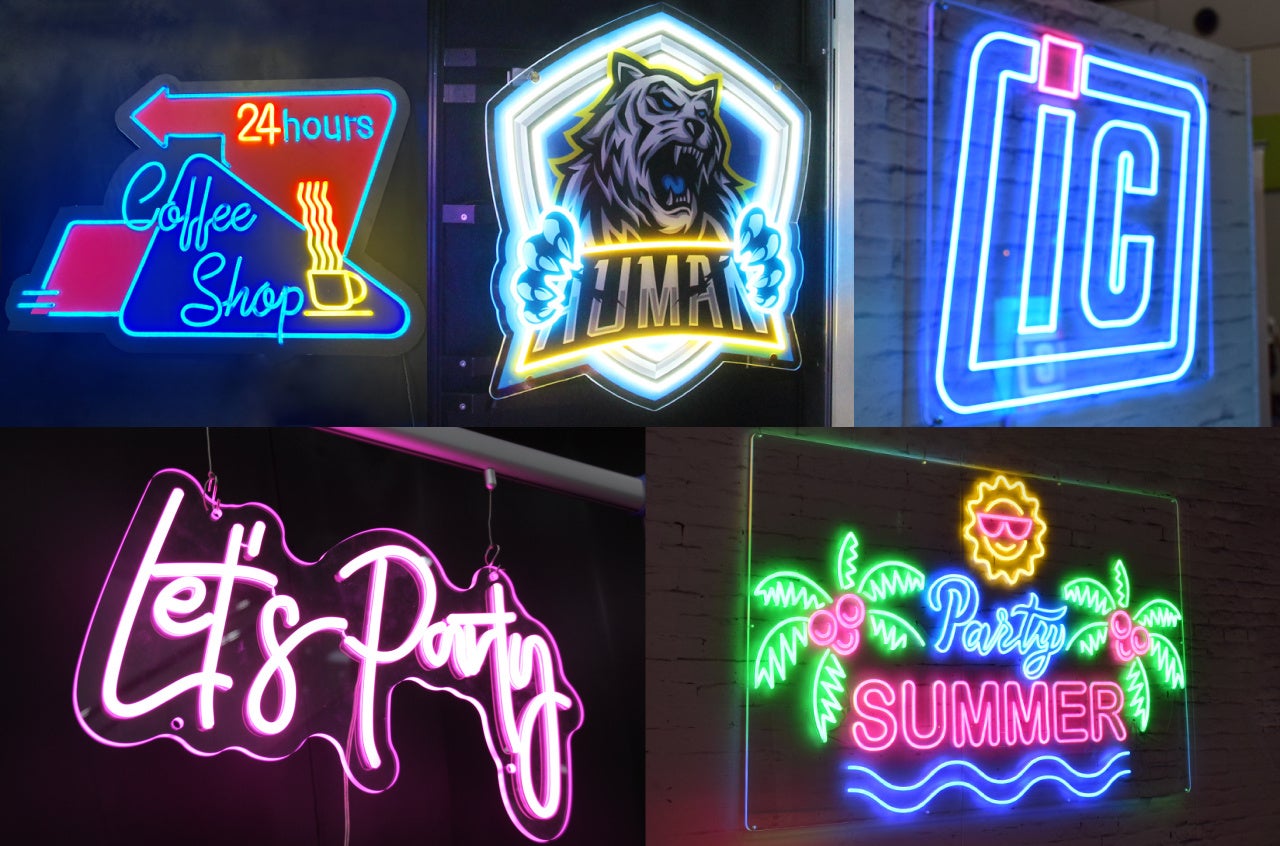 新感覚!!高輝度でオシャレなネオン看板【LEDレインボーネオン】ついに