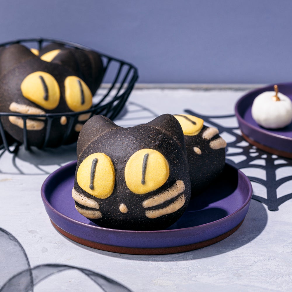 木村屋總本店】【新商品】可愛いハロウィンパンはいかが？「黒ねこ