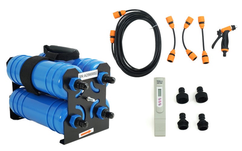 純水で洗車ができることで愛車をピカピカにキープ『水道に取り付ける