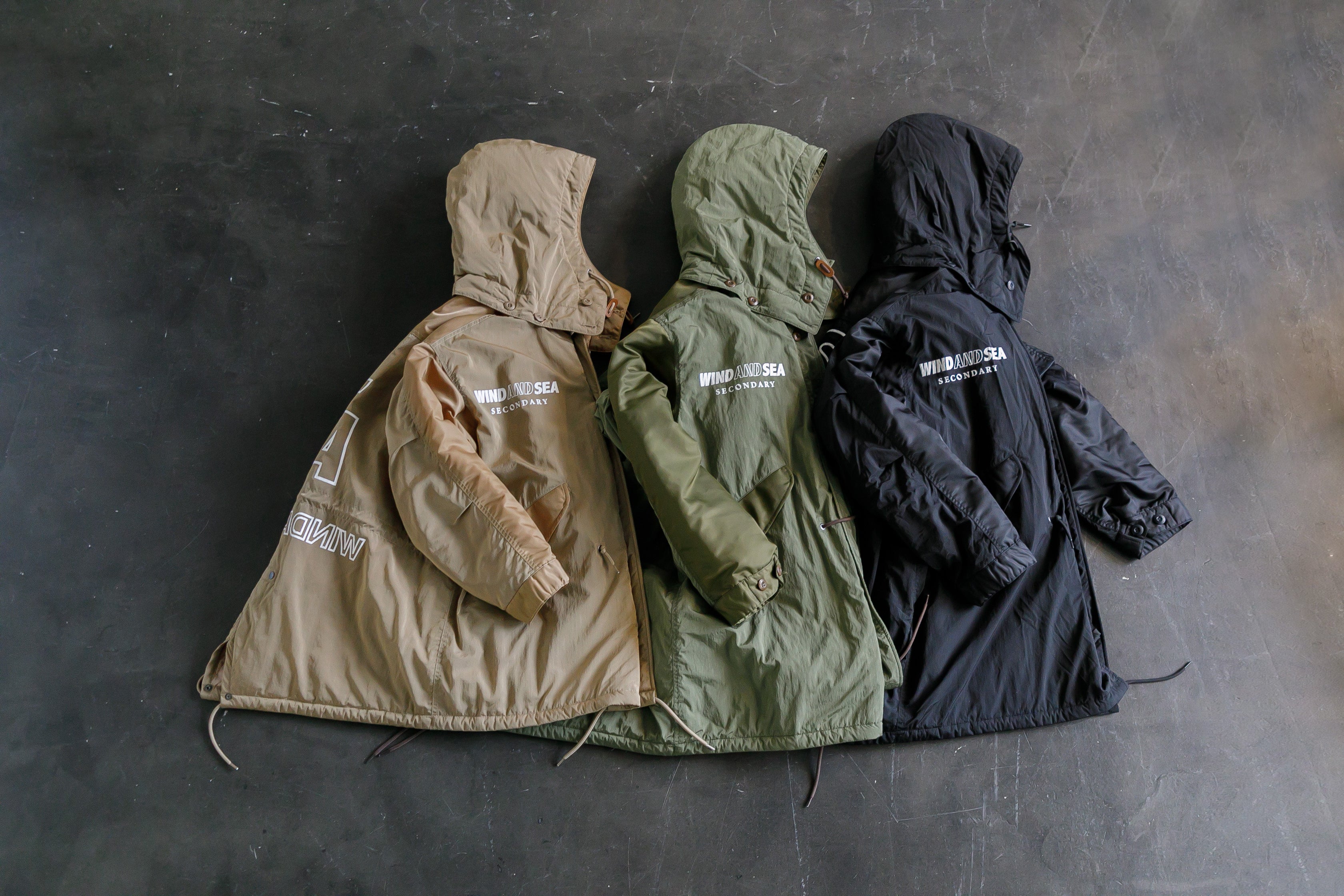 日本人に似合うミリタリーに、WIND AND SEAのエッセンスをプラスした