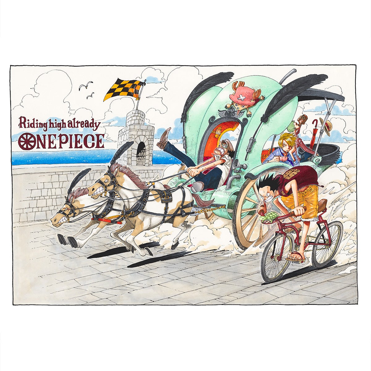 集英社マンガアートヘリテージ、尾田栄一郎「ONE PIECE/Run!! Part1